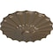 Ekena Millwork Shakuras Ceiling Medallion (Fits Canopies up to 1 3/8"), Hand-Painted Warm Silver, 9"OD x 1 3/8"P CM09SHWSS - alternate 3